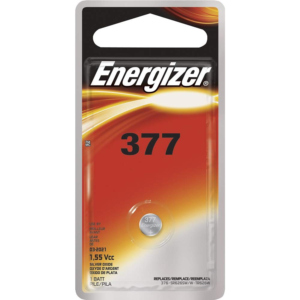 Energizer 377 1.55 Vcc Silver Oxide Battery (Pack of 1)