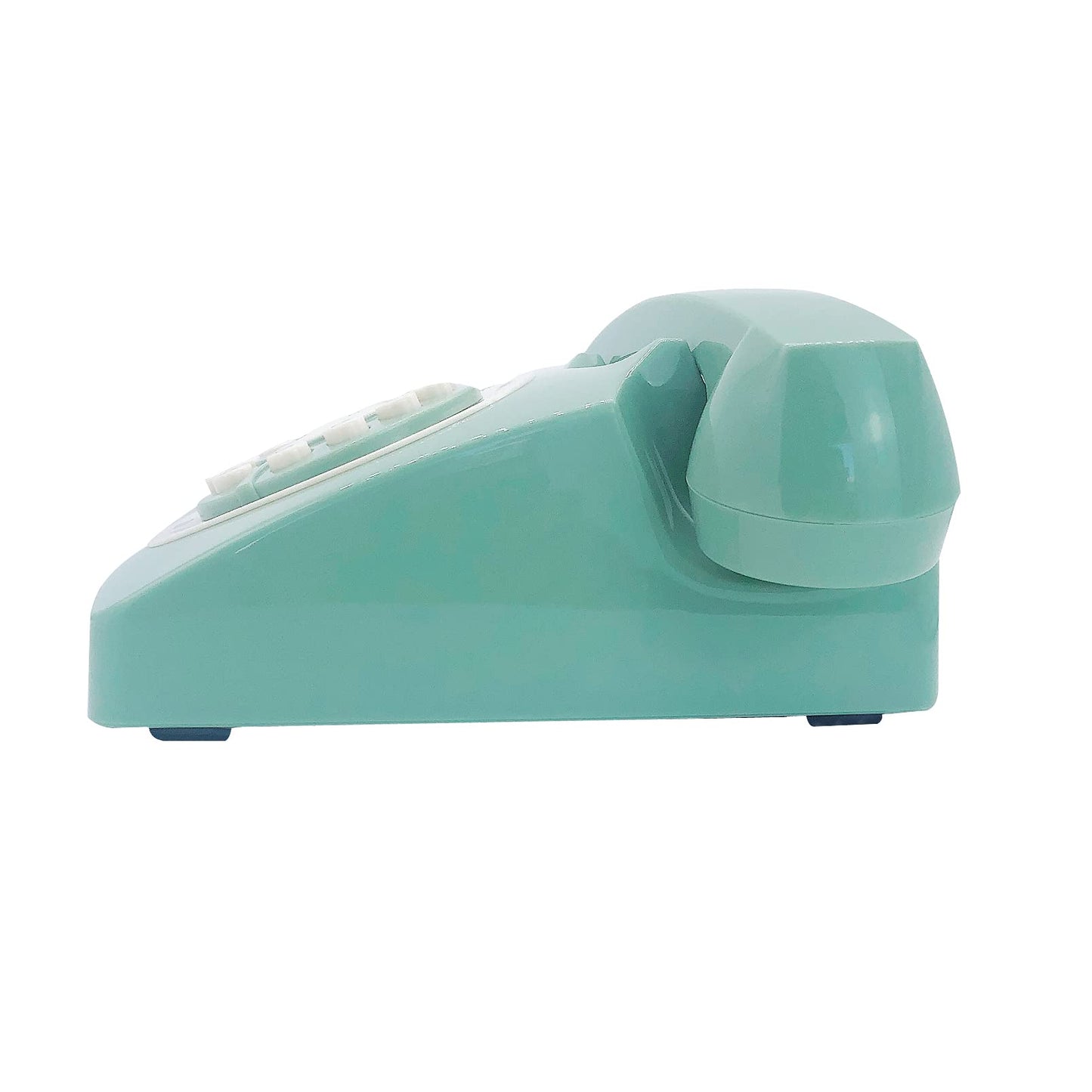 Benotek Beneno Retro Landline Telephone Green Classic Rotary Design Old Fashioned Corded Desk Phone with Ringer for Home and Office, Basic 80s Phones