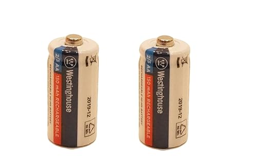 JL Missouri Parts 2X 2/3 AA Ni-Mh Battery Rechargeable 1.2 V Volt 150 mAh Reusable Chargeable Misc.