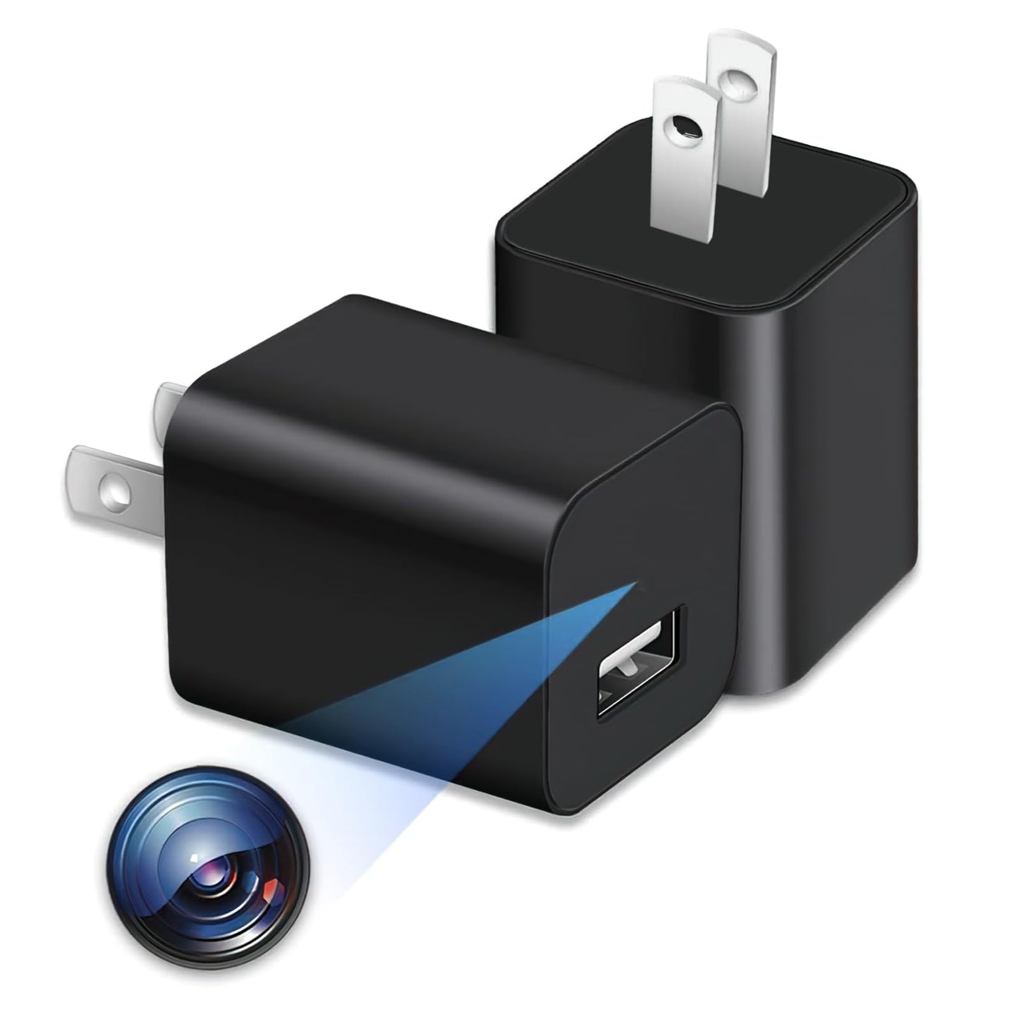 yvn 64GB Camera Charger,HD 1080P,Camera with Motion Detection,No Need for WiFi