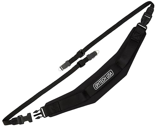 OP/TECH USA Super Pro Strap B - Padded Neoprene Camera Strap with Quick Disconnects | Fits Medium-Format Cameras with Posts (Hasselblad, Mamiya