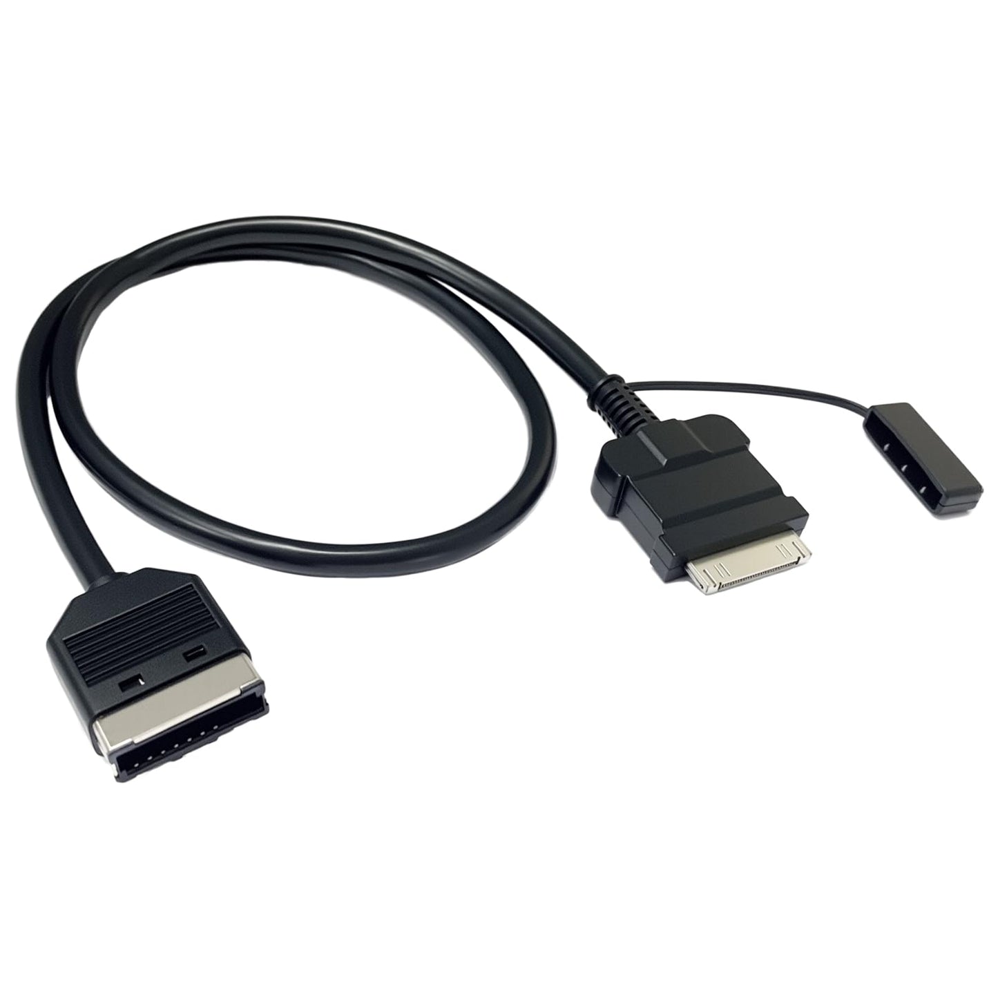 LODMOD Car Aux Cable Audio Adapter Interface for Pod Pad 4 30 Pin Connector Fit for Selected Models of Range Rover Jaguar (A)