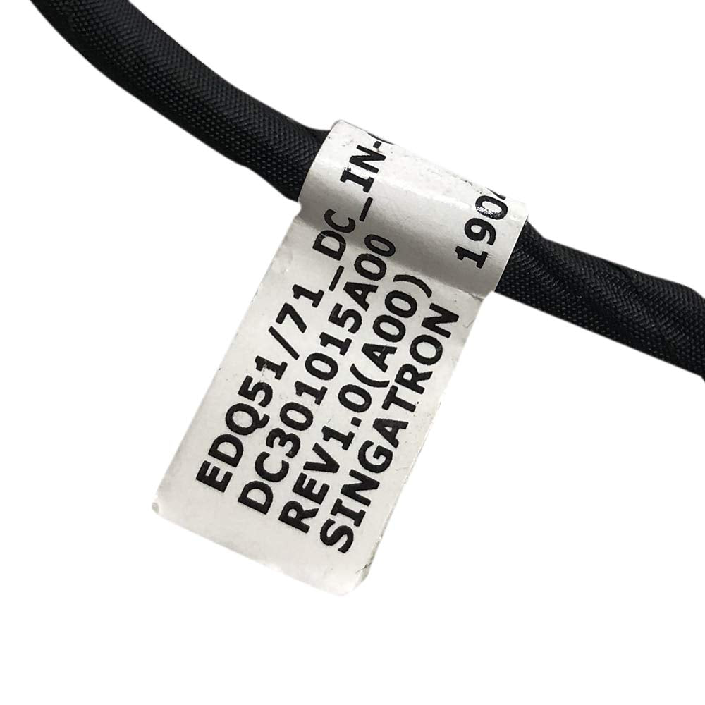 Zahara DC Power Jack Cable Socket Replacement for Dell AW M15 M17 R2 0J60G1 J60G1 DC301015A00