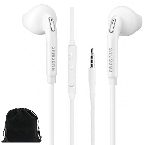 SAMSUNG Samung Wired Earbuds Original 3.5mm in-Ear Headphones Galaxy S10, S10 Plus, S10e Plus, Note 10, A71, A31 - Microphone & Volume Remote…