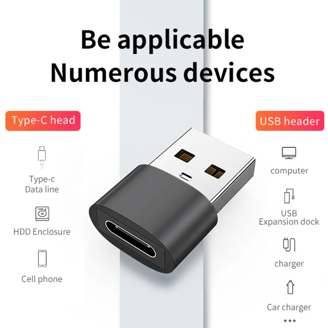 Suonomax USB A Male to USB C Female Adapter for iPhone 16 Charger Type C Converter for Apple Watch Ultra iWatch 7 8 9 10,iPhone 15 14 13 Plus Pro…