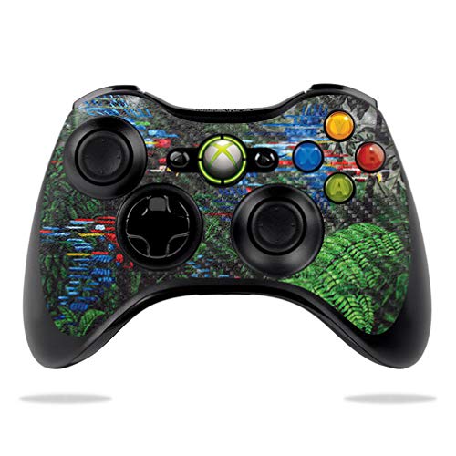 MightySkins Carbon Fiber Skin for Microsoft Xbox 360 Controller - Macaws in Flight | Protective, Durable Textured Carbon Fiber Finish | Easy to Apply