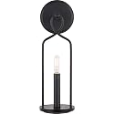 Capital Lighting 631611MB Sonnet Bold Colonial Candlelight Wall Sconce, 1-Light 60 Watt, 16" H x 5" W, Matte Black
