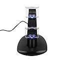 Yoidesu Controller Charger Station,Controller USB Charging Station Dock for with USB Charging Cable,Fast Charging Station for/Slim/with Blue LED