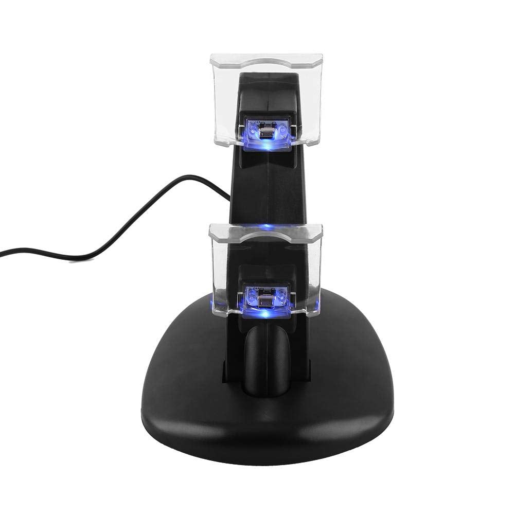 Yoidesu Controller Charger Station,Controller USB Charging Station Dock for with USB Charging Cable,Fast Charging Station for/Slim/with Blue LED