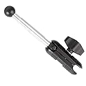 5.7" Length 17mm Ball Mount Extension Arm with17mm Double Ball Adapter, 360° Rotation Extension Rod for Car Cup Cellphone Holder Tablet Stand Air Vent