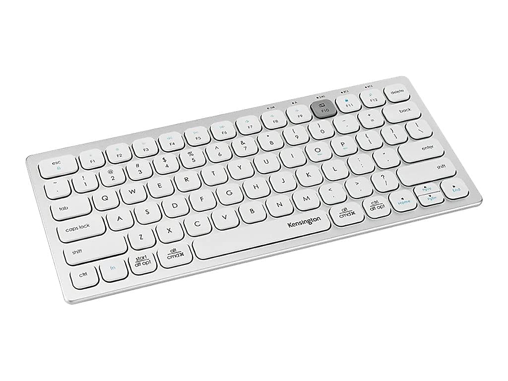 Kensington Multi-Device Dual Wireless Compact Keyboard - Silver (K75504US)