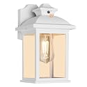 FUDESY Dusk to Dawn Sensor Outdoor Wall Lanterns, Exterior Wall Sconce Porch Light Fixture with E26 Socket 3000K LED Edison Filament Bulb Included