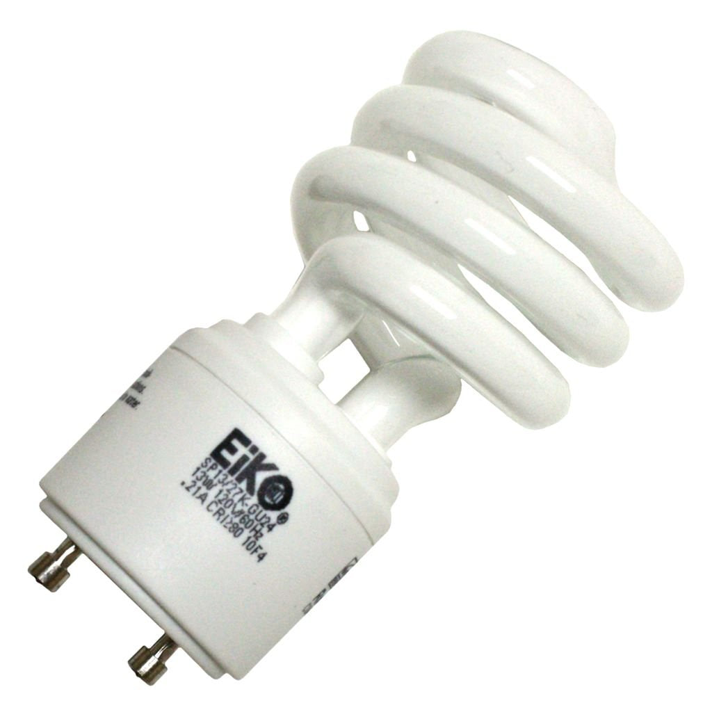 Eiko SP13/27-GU24 13W 2700K Base Spiral Halogen Bulbs