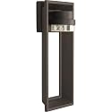 Progress Lighting Z-1010 LED Collection 1-Light Clear Seeded Glass Modern Outdoor Wall Lantern Light Architectural Bronze