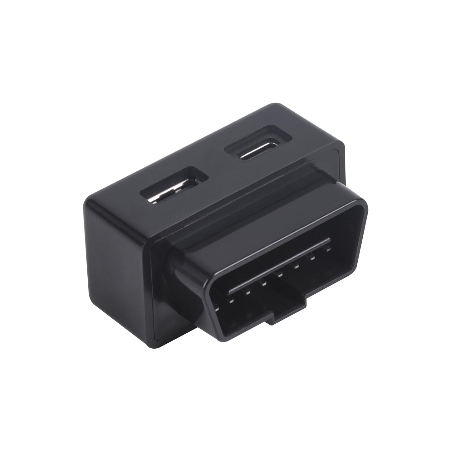ZIWIMEGO Car OBD USB Charger Power Adapter, OBD to Type-C Female Adapter Charger for Dash Camera GPS Mobile Phones, Tablets, DVR, Radar Detector USB
