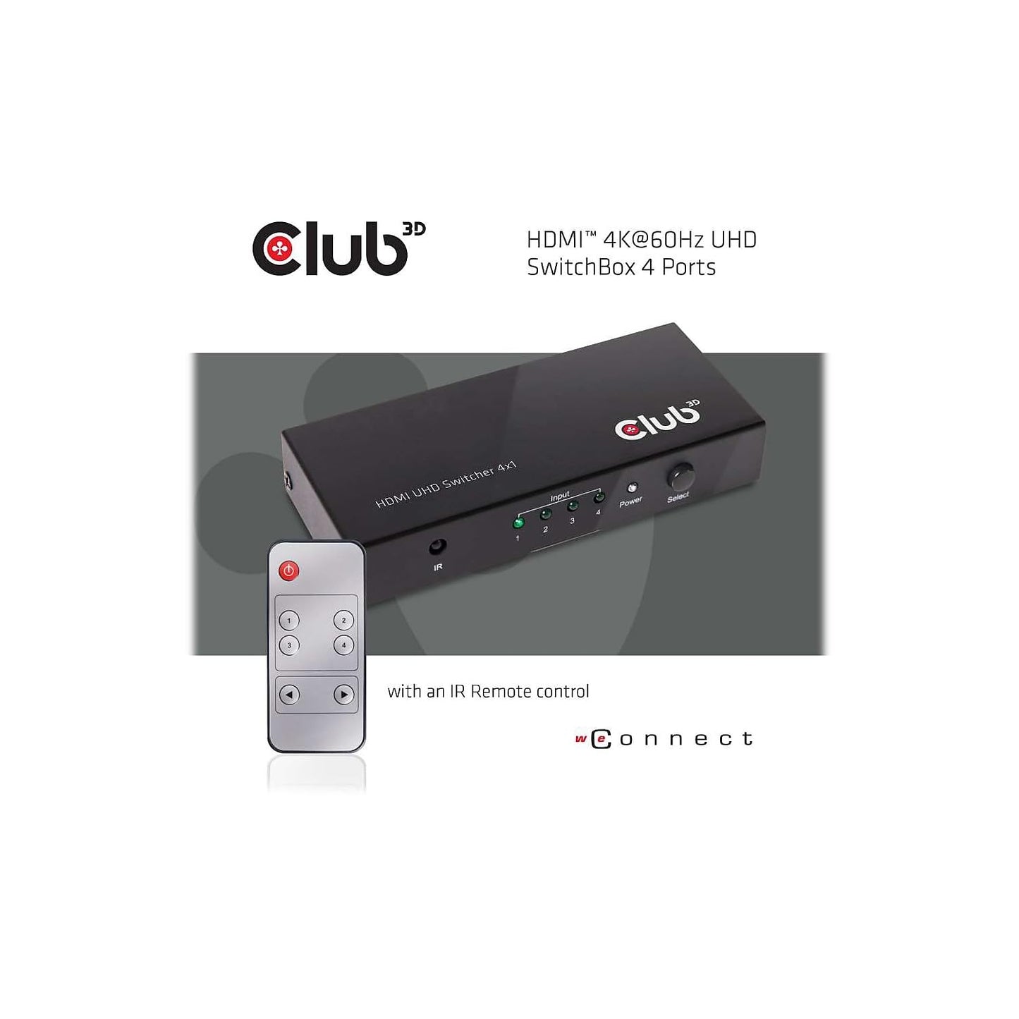 Hdmi 4K60hz 2.0 Uhd Switchbox 4 Ports
