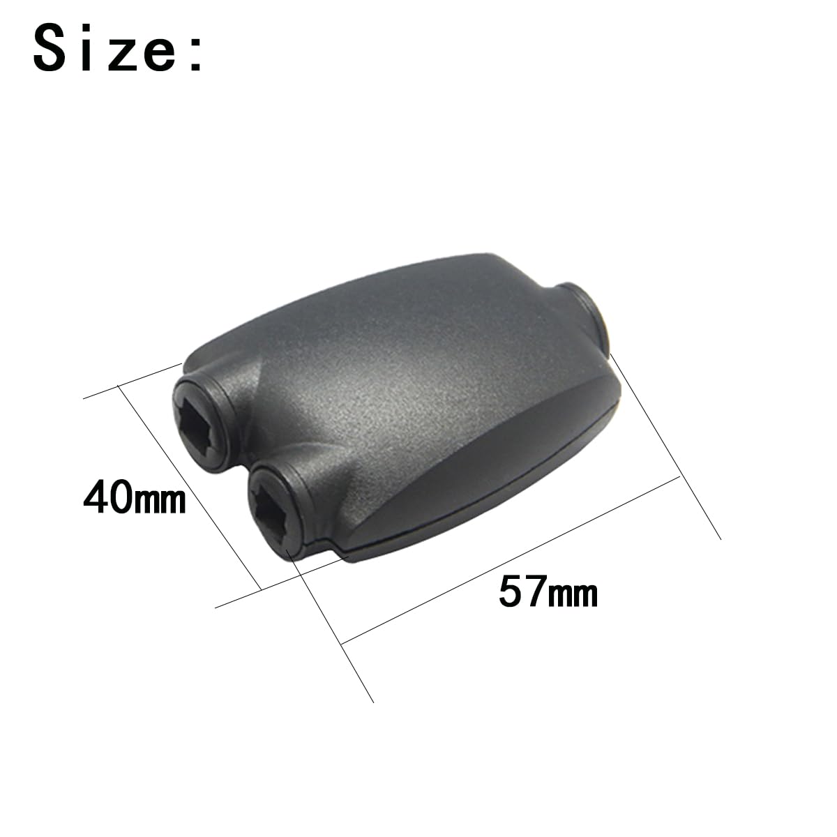 rgzhihuifz Fiber Optic Audio Splitter Female to 2 Female Optical Toslink Extension Adapter