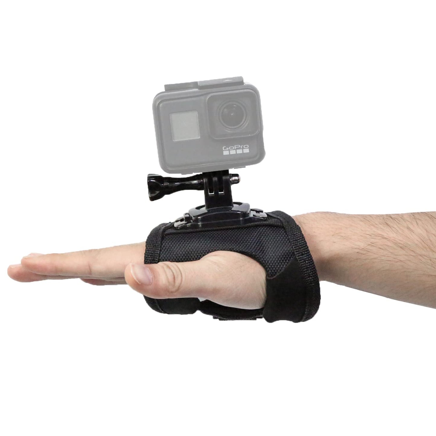 Haoyou 360 Degree Rotating Hand Strap Mount, Compatible with Gopro Hero 13 12 11 10 9 8 7 6 5 4 3+ 3 Session AKASO DJI OSMO and Other Action Cameras