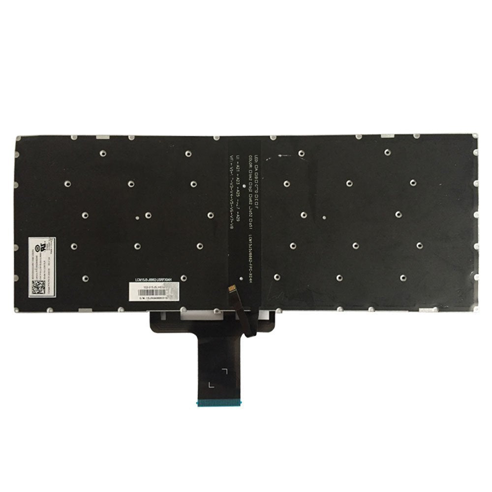 YUHUAI New Laptop Replacement Keyboard for Lenovo Flex 4-14, 1470, 1480 - US QWERTY Layout with Backlight - USB Connectivity - Mechanical Switches