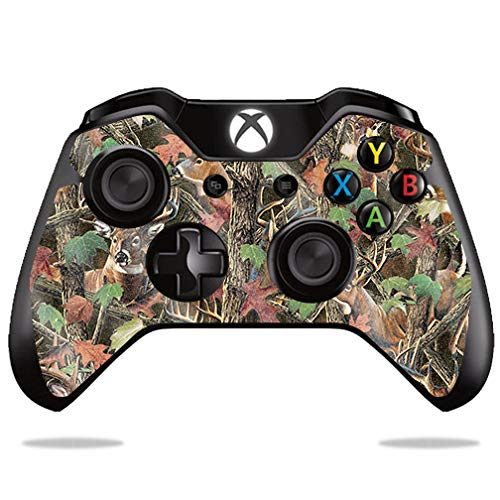 MightySkins Glossy Glitter Skin for Microsoft Xbox One or S Controller - Buck Camo | Protective, Durable High-Gloss Glitter Finish | Easy to Apply