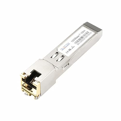 Copper SFP Mini GBIC RJ45 SFP 1.25G 1000BASE-T 100m for Cisco GLC-T/SFP-GE-T Meraki MA-SFP-1GB-TX Ubiquiti UF-RJ45-1G D-Link Supermicro Netgear