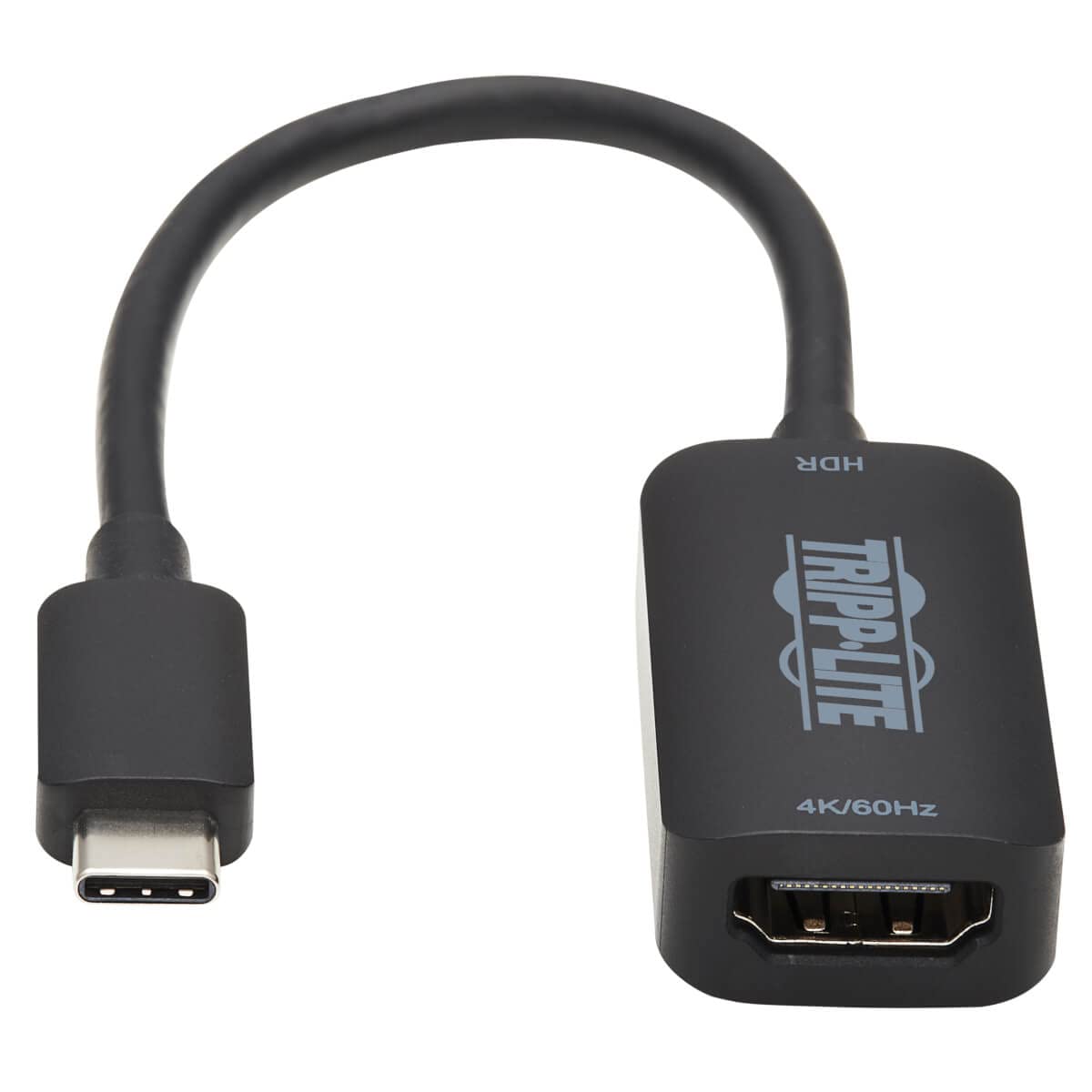 Tripp Lite USB C to HDMI Adapter Cable 4K 60Hz M/F Thunderbolt 3 DP 1.2 6in (U444-06N-HDR-B)