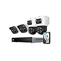 eufy PoE NVR Security Camera System S4, 24/7 Recording,Up to 16CH, 2TB HDD, 2 Bullet-PTZ Cams, 2 Bullet Cams, 360° PTZ, AI Auto Framing & Tracking