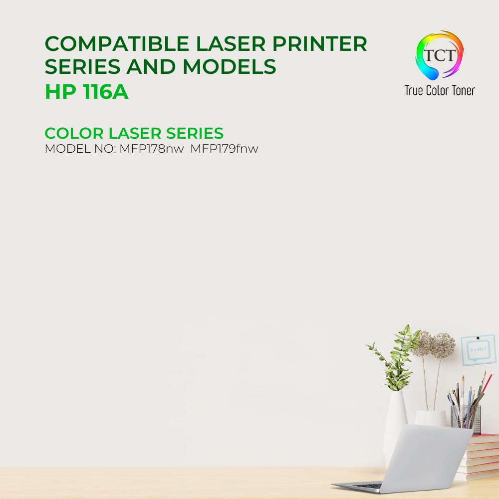 TCT 116A Magenta Toner Cartridge - Compatible Replacement for HP 116A W2063A Magenta Works with HP Color Laser 150A 150nw MFP178nw 179fnw Printers