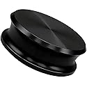 Pancosmy Black Record Weight Stabilizer 11oz Low Profile Design Vinyl LP Disc Turntable Weight Clamps for Record Player with Soft Base Pad
