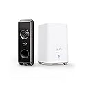 eufy Security Video Doorbell Dual Camera (Battery-Powered) with HomeBase, Wireless Doorbell Camera, Dual Motion and Package Detection, 2K HD, No