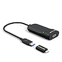 WAVLINK USB 3.0/USB C to HDMI Universal Video Adapter, Displaylink HDMI Adapter Supports up to 6 Monitor, Compatible with Windows 11/10, MacOS (M1-M5