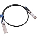 Wiitek 100GbE QSFP28 DAC Twinax Cable, 1m 100GBASE-CR Passive Copper Cable, Compatible for Cisco, Ubiquiti, Mikrotik, Netgear, Supermicro, Open Source