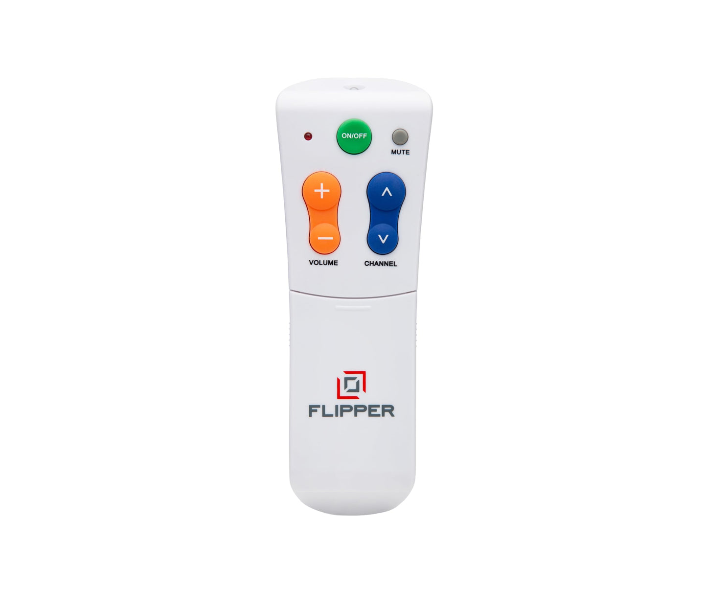 Flipper Big Button Universal TV Remote for Seniors, Dementia - Works Both TV Only or TV & Cable (STB) Set Up - Favorites, IR Devices Spectrum