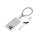 project-cb Phone Wrist Strap 1,Tether Tab 2,Phone Wristlet,Lanyard Wrist Strap,Key Holder,KeyChain,KeyRing×2(FoggyBlack-S)