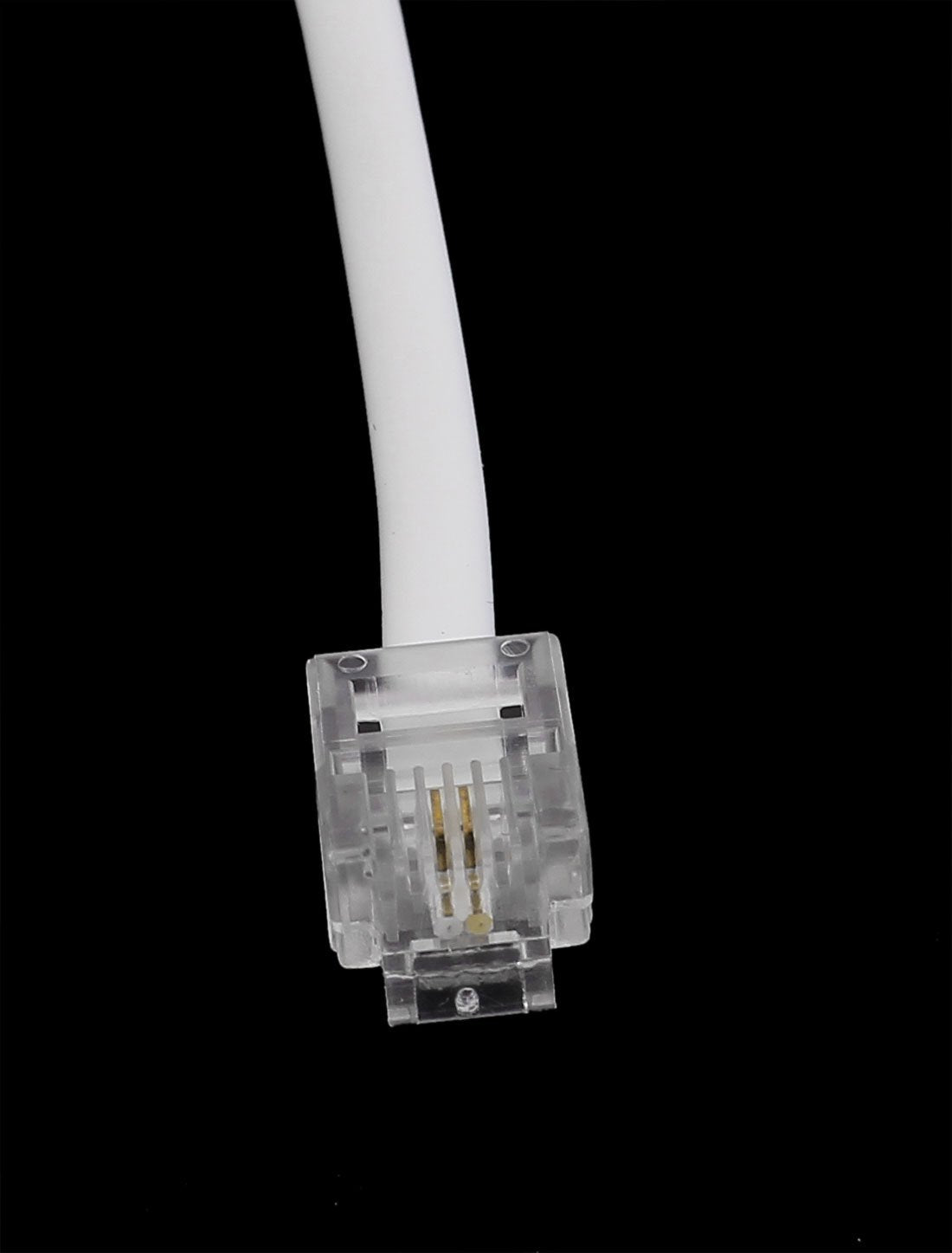 QBGTFAK Male to Male 6P2C RJ11 Telephone Fax Machines Modems Straight Cable Wire Line 5M / 16.4ft Long