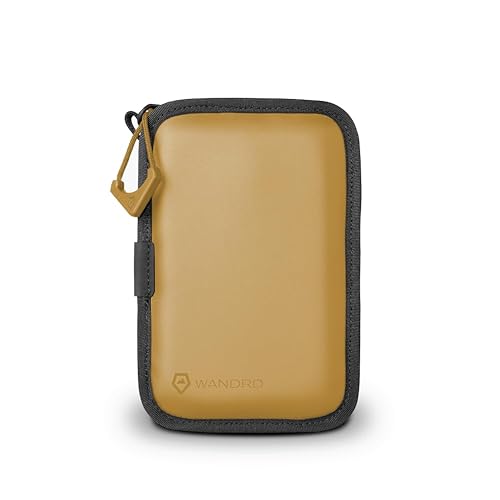 WANDRD Memory Card Case - Durable SD, Micro SD Card Holder for Creators | Camera Accessories & Electronics Organizer for Travel (Dallol Yellow)