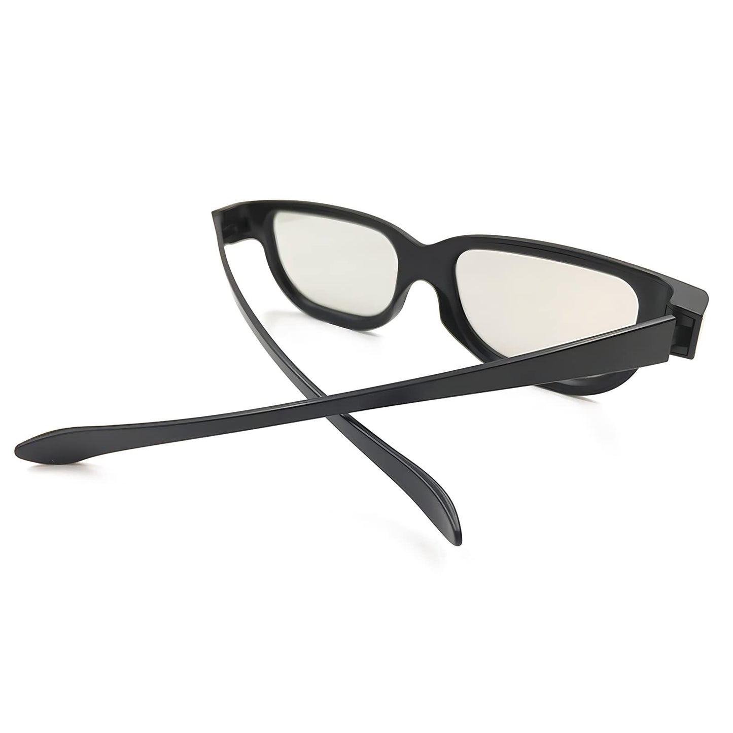 TOUMEI 3D Glasses, Circular Polarized Non-Flashing Passive 3D Glasses for Format Cinema/Passive Polarized 3D TV Projector - 3D Glasses That Supports