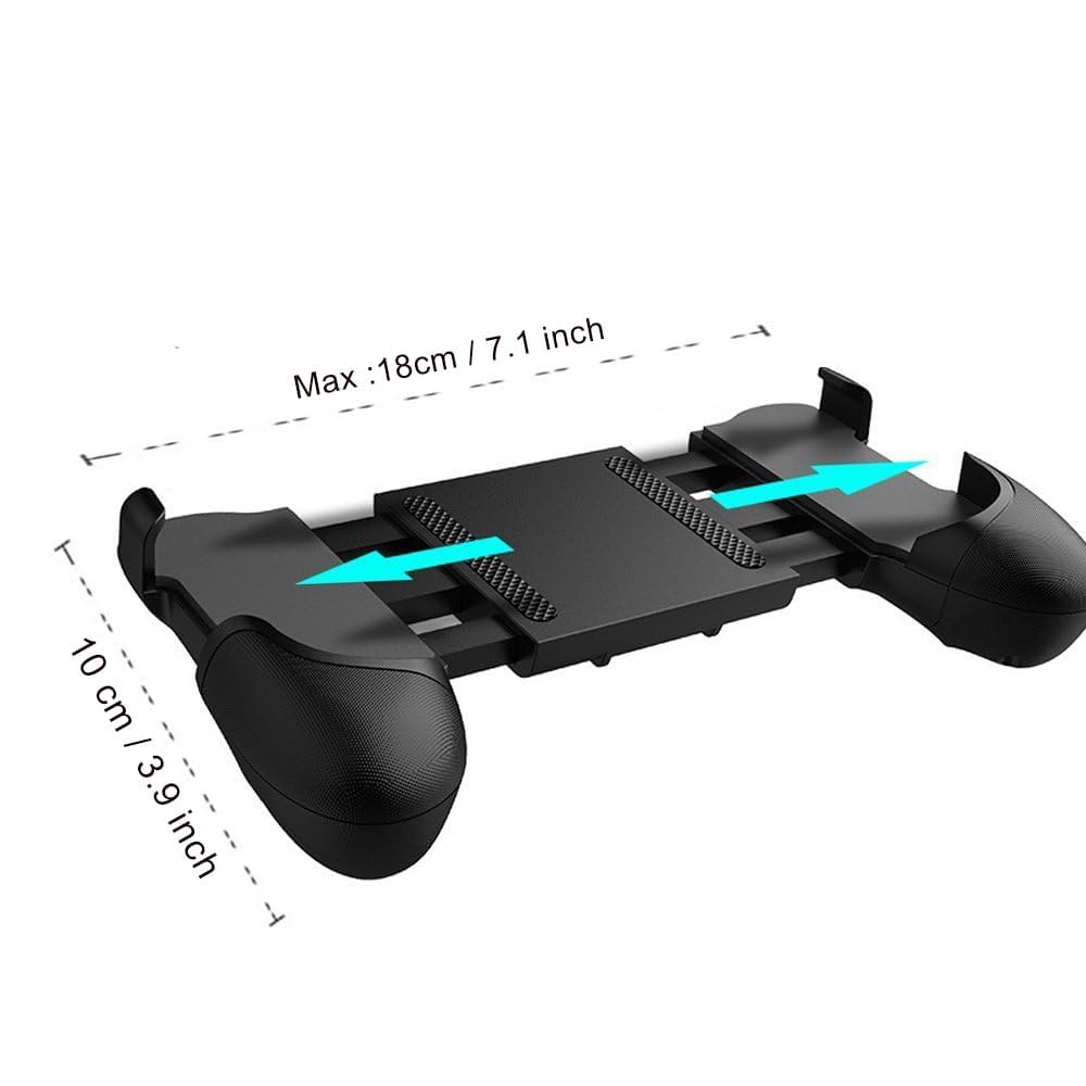 SUNCHI Universal Mobile Game Joystick Spiral Mini Joystick Game Handle Grip Controller Rocker Joypad Foldable Stand Holder for Cellphones (Handle