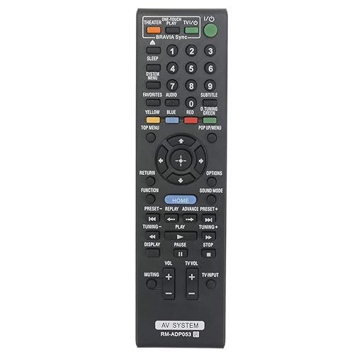 RM-ADP053 Replace Remote fit for Sony Blu-ray DVD BDV-E870 BDV-E570 BDV-E470 BDV-E370 BDV-T57 BDV-T37 BDV-E770W HBD-E770W BDV-T77 BDVE870 BDVE570