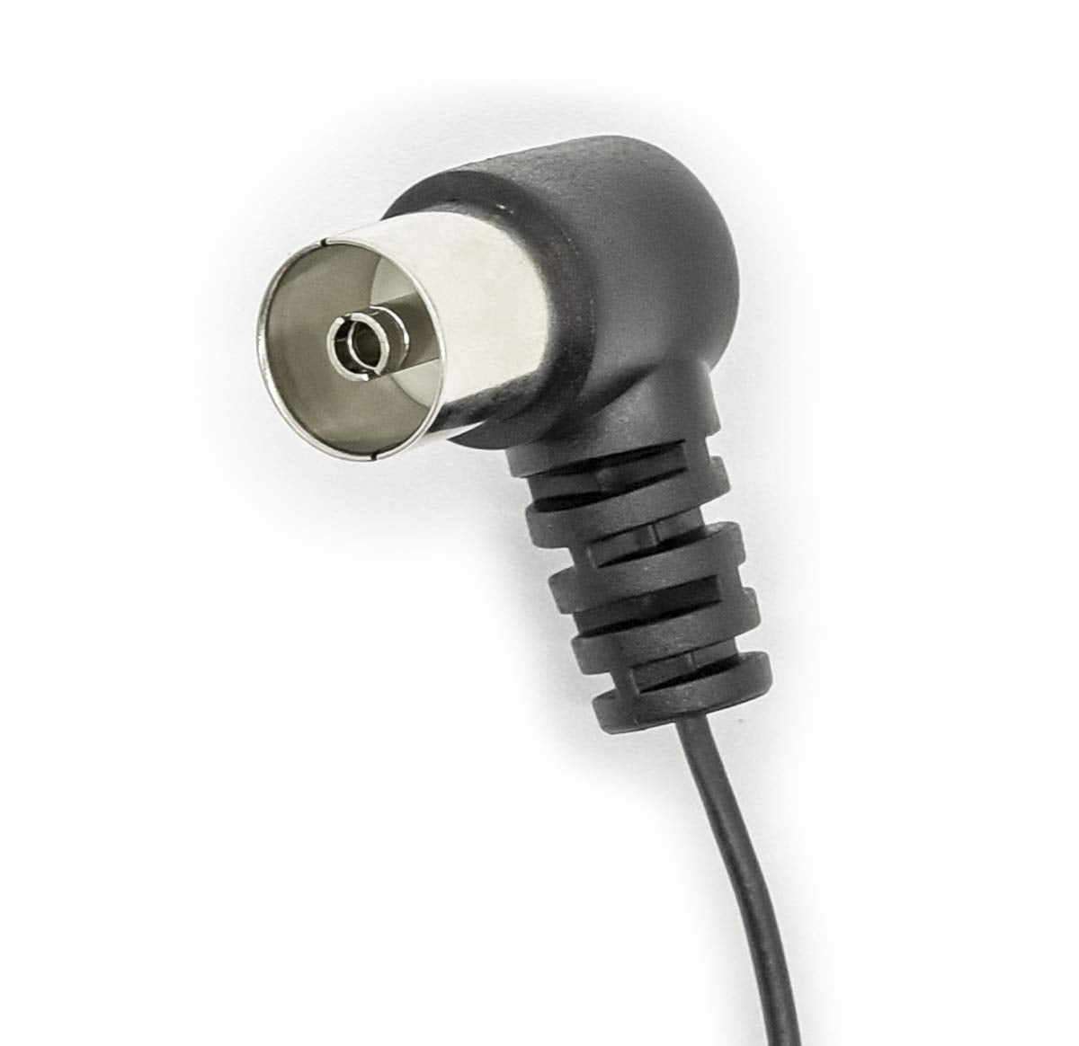 POBADY FM Radio Antenna Dipole Antenna 75 Ohm Black T Type Indoor Antenna Push-on TV/PAL Female Socket Connector Compatible with Stereo Receiver Home
