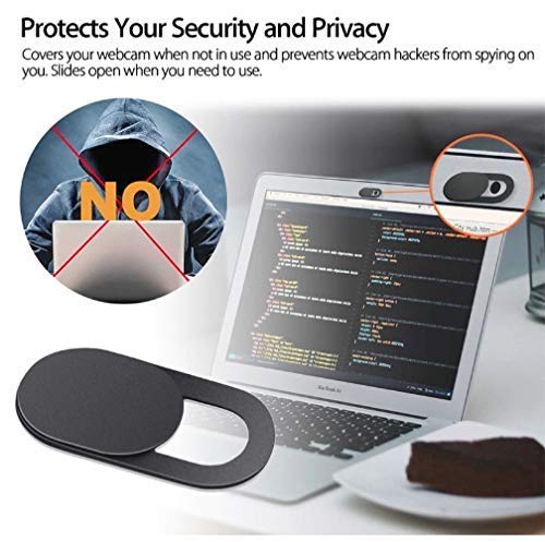 Tsyfro Ultra-Slim Laptop Camera Cover Slide | 0.03 Inch Thick | Upholds Digital Privacy | Compatible with Mobiles, Tablets, Desktops & Laptops |