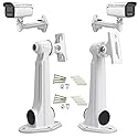 Coolotic Universal Aluminum Alloy CCTV Security Camera Mounting Bracket, Indoor Outdoor Wall Ceiling Mount Holder Stand Monitor Rotary Bracket