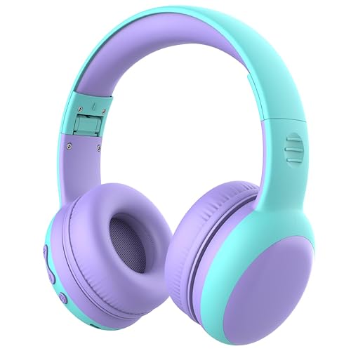 gorsun Kids Bluetooth Headphones, Over-Ear Toddler Headphones with Microphone, 85dB/94dB Volume Limited, 68H Playtime, Bluetooth 6.0, Portable Kids…