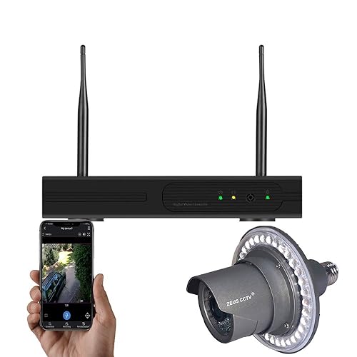 Zeus Pro Series WiFi Floodlight Home Security Camera Kit (ZCPRO-0801)