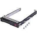 Abuycs 2.5 SFF SAS SATA HDD SSD Hard Drive Carrier Tray Caddy for 2.5" HP Proliant Gen8 G8 Gen9 G9 651687-001 651699-001 DL560 DL388 DL385 DL380p