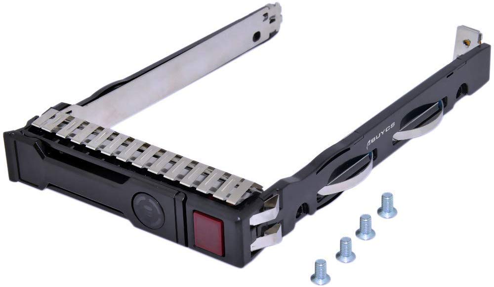 Abuycs 2.5 SFF SAS SATA HDD SSD Hard Drive Carrier Tray Caddy for 2.5" HP Proliant Gen8 G8 Gen9 G9 651687-001 651699-001 DL560 DL388 DL385 DL380p