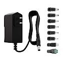 HYGAMOCC 5V 2A 10W Power Supply Adapter AC/DC Wall Plug Charger with 8 Tips DC 5 Volt 2Amp 1A 1.5A Replacement Power Cord for Security Camera Baby…