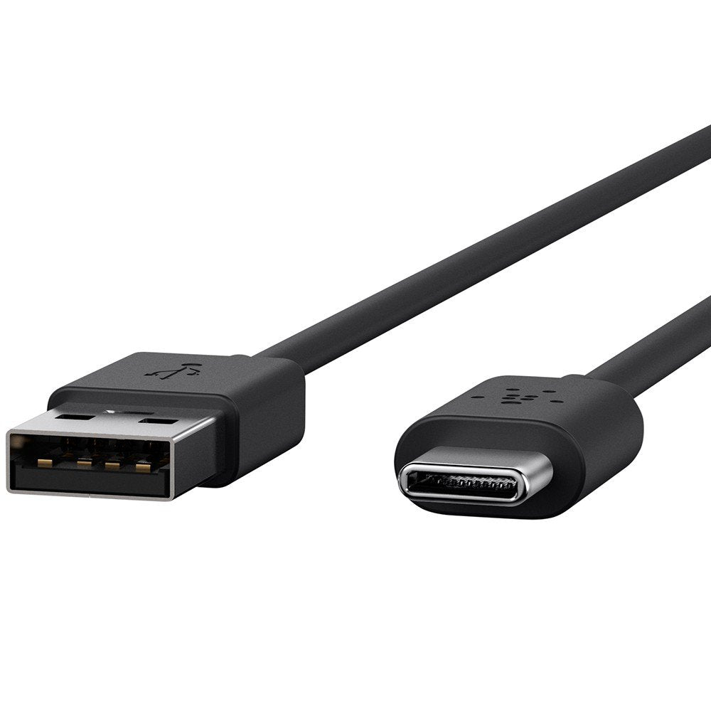 Belkin 10 ft USB 2.0 Male-to-Male USB-C to USB Cable - Black - Compatible with Personal Computer, Laptop, Smartphone, Tablet