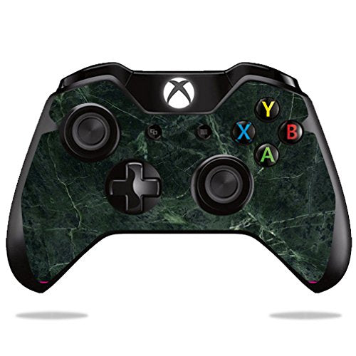 MightySkins Skin Compatible with Microsoft Xbox One or One S Controller - Green Marble | Protective, Durable, and Unique Vinyl wrap Cover | Easy