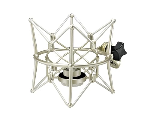 SUUNTOK Microphone Shock Mount Anti-Vibration Mic Holder Spider Recording Mic Shockmount Stand Compatible with Neumann U87 Ai, U89 i and TLM 67